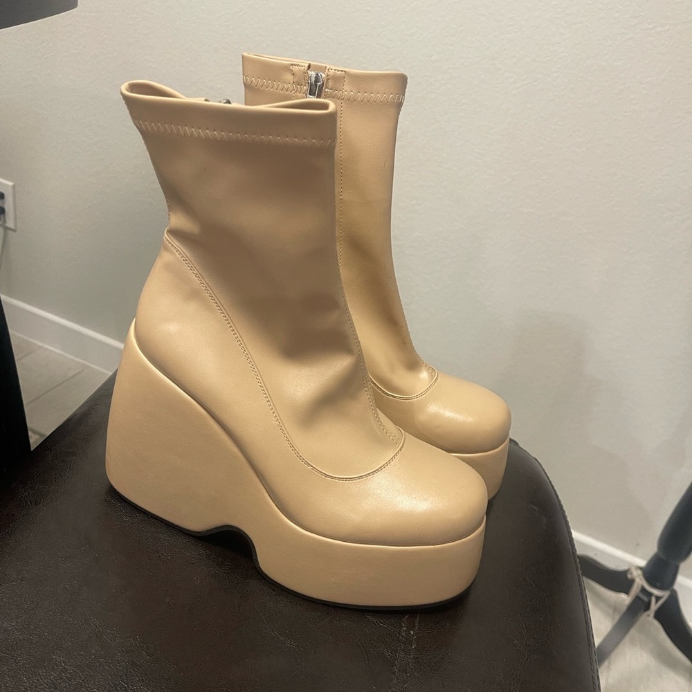 RAG & CO LONDON RAG Purnell High Platform Ankle Boots US 8